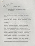 Statement on the Findings of the South Carolina Advisory Committee Report, "South Carolina: The Use of Block Grants in Education"