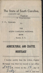 Agricultural and Chattel Mortgage, February 14, 1955