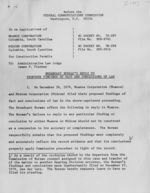 Broadcast Bureau's reply to proposed findings of fact and conclusions of law, February 1, 1980
