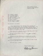 Letter, January 8, 1964, I. D. Newman to Serena L. Newman and siblings