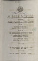 Program, [1951 June 17], (Summerton, S.C.), A Testimonial Honoring Parent Plaintiffs and Their Children...;, S.C. Conference of NAACP