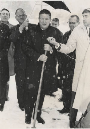 Governor McNair at a groundbreaking ceremony