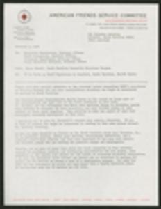 Correspondence, from Hayes Mizell, November 1, 1971