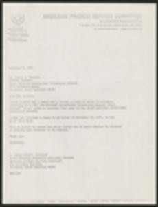 Correspondence, from M. Hayes Mizell to Henry J. Cauthen, December 8, 1971