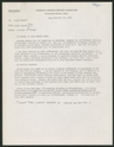 Memo from Jesse Taylor to Hayes Mizell, December 28, 1972