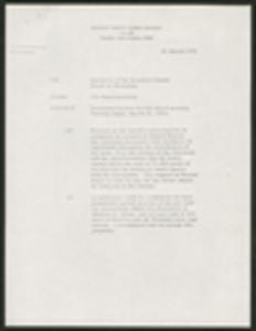 Memo from Dr. Walter Trammell to Members of the Beaufort County Board of Education