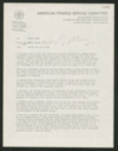 Administrative Report for American Friends Service Committee from Bobby Jolley to M. Hayes Mizell, October 15-21, 1973