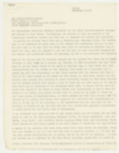 Report from James T. McCain to Shirley, Marvin and Ronnie, November 21, 1970