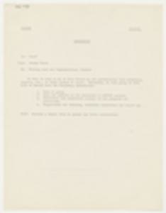 Memo from Ronnie Moore to Staff, September 13, 1968