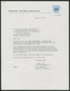 Letter from T. E. Patterson to James T. McCain, April 16, 1968