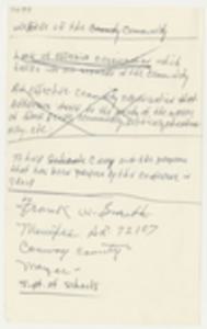 Notes on community organization and welfare