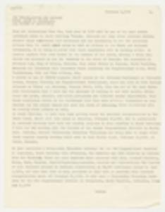 Report from James T. McCain to Ronnie, Marvin and Shirley, February 7, 1970