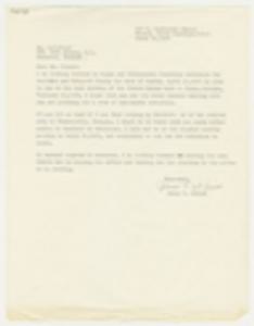 Letter from James T. McCain to J. W. Cross, March 16, 1970