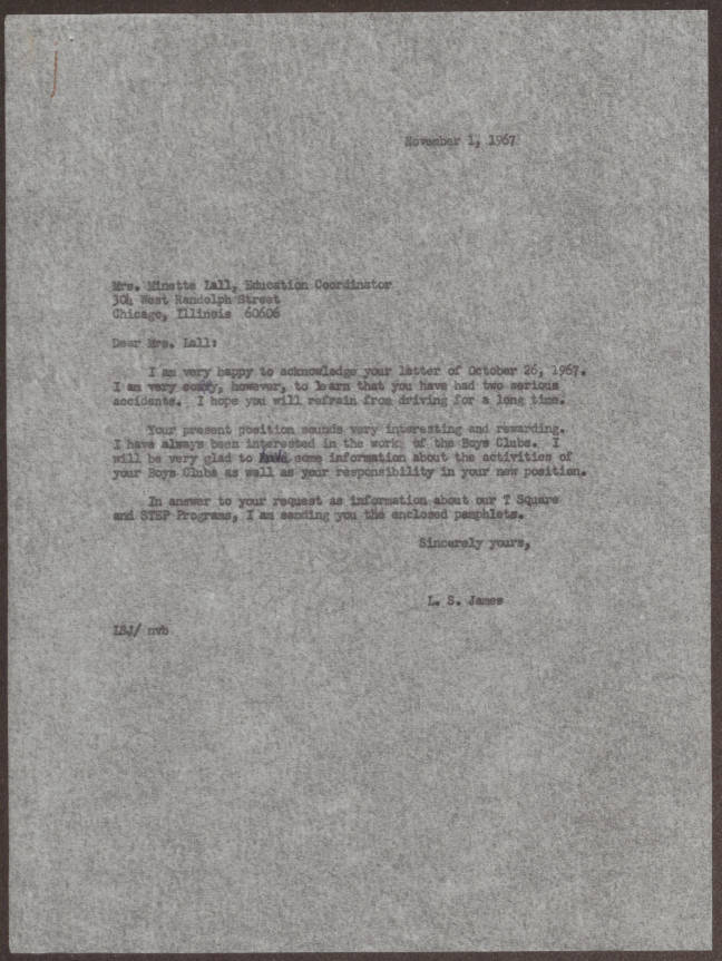 South Carolina Council on Human Relations, Box 5, Folder 259, Administrative, General, 1 November 1967 - 15 November 1967