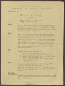 South Carolina Council on Human Relations, Box 10, Folder 483, Administrative, Annual Meeting Records, May 8, 1959 - November 9, 1962
