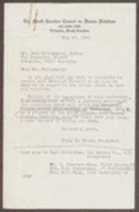 South Carolina Council on Human Relations, Box 4, Folder 168, Administrative, General, 17 May 1963 - 25 June 1963, June/July 1963
