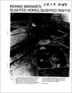 Indiana migrants : blighted hopes, slighted rights : a report