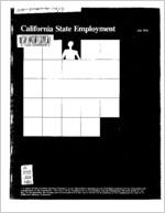 California State employment : a report