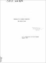 Inequality in school financing : the role of law