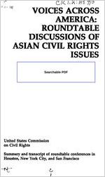 Voices across America : roundtable discussions of Asian civil rights issues