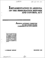 Implementation in Arizona of the Immigration Reform and Control Act