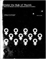 Under the rule of thumb : battered women and the administration of justice