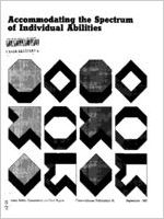 Accommodating the spectrum of individual abilities