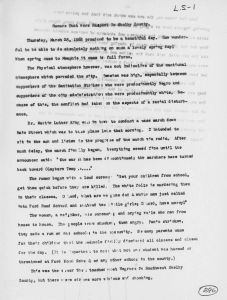 LeMoyne Reflections on Sanitation Strike March pp. 296-297 -- L.S.