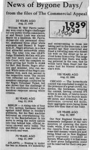 News of Bygone Days [25 Years Ago, Aug. 22.1959]