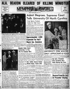 Memphis World, 1951 June 8th