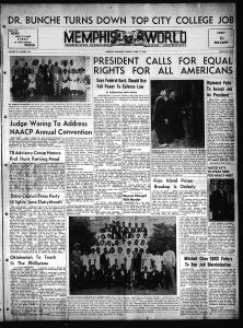 Memphis World, 1952 June 17th