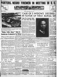 Memphis World, 1952 May 30th