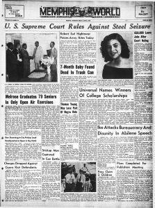 Memphis World, 1952 June 6th