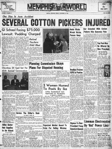 Memphis World, 1952 November 28th
