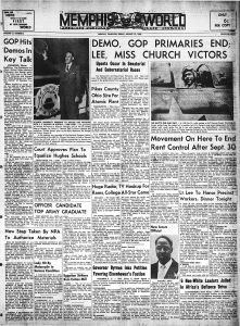 Memphis World, 1952 August 15th