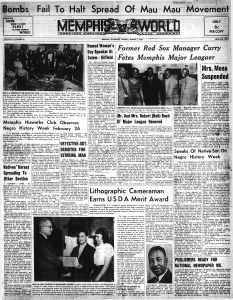 Memphis World, 1954 March 2nd