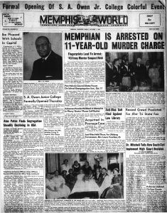 Memphis World, 1954 October 1st