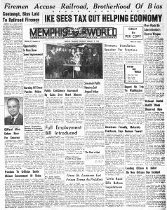 Memphis World, 1958 February 8th