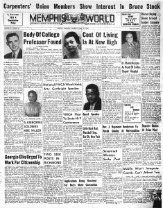 Memphis World, 1958 April 26th