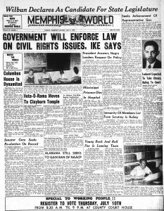 Memphis World, 1958 July 5th