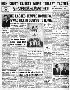 Memphis World, 1958 October 18th