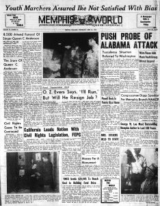 Memphis World, 1959 April 22nd