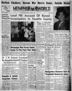 Memphis World, 1959 September 16th