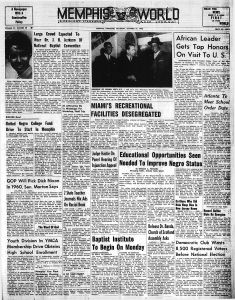 Memphis World, 1959 October 31st