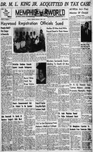 Memphis World, 1960 June 1st