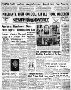 Memphis World, 1957 September 11th