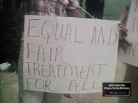 PROTEST AT MONROE HIGH FOOTBALL GAME LED BY S.C.L.C.; PROTEST DISCRIMINATION AGAINST COACH
