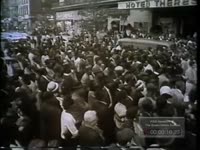 BLACKS RALLY IN HARLEM TO DEMONSTRATE DISCRIMINATION