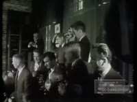 Series of WSB newsfilm clips of attorney Melvin M. Belli commenting on his dismissal by Jack Ruby and on the state of Ruby's mental health, San Francisco, California, 1964 March