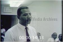 Atlanta mayor Ivan Allen comments on desire to progress in Atlanta's race relations. Unidentified white male comments on black voting. (No date)